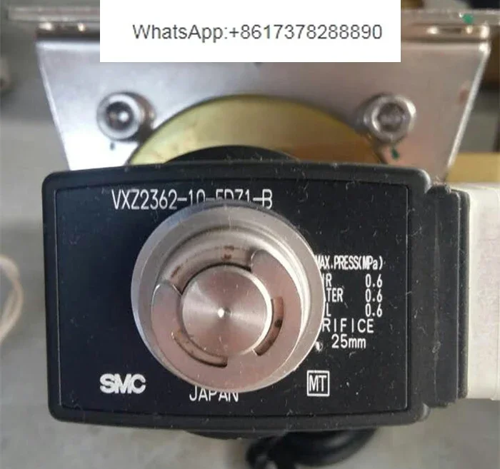 SMC solenoid valve VXZ 2362-10 - 5DZ 1 - B, caliber 1 inch, fineness is almost new, test performance is intact