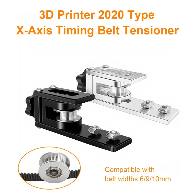 

Для 3D-принтера Ender3 — натяжитель ремня ГРМ по оси X, алюминиевый профиль 2020 для регулировки ремня GT2/3M