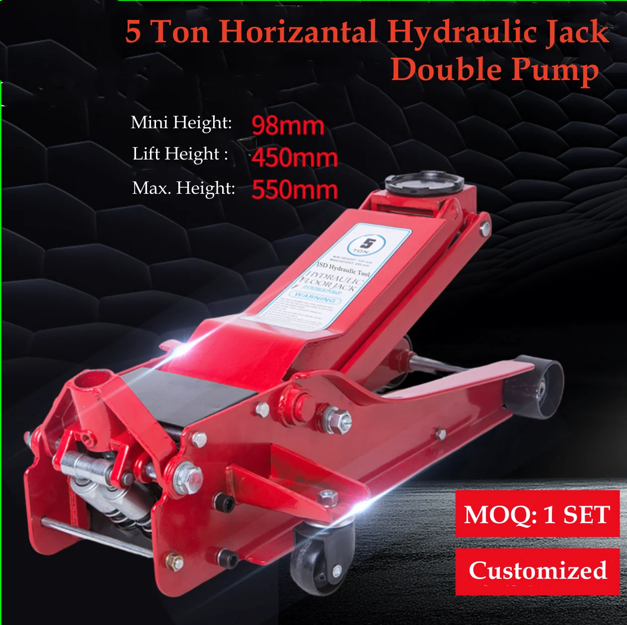 Hydraulic Jack For Small Cars & SUV, Supplied By The Manufacturer, Automotive Maintenance Hydraulic Tool, 3T Low Position
