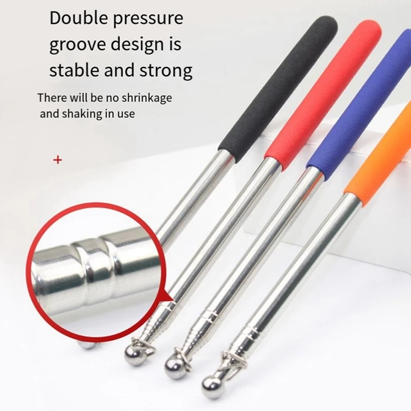 Stainless Steel Guide Flagpole Retractable Waving Flagpole Teaching Indicator