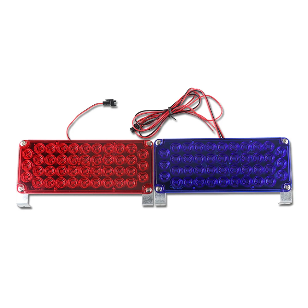 Postbox Red and Blue Flashing LED Light Roadblock Traffic Warning Lights Truck Rear Tail Signal Lamp Car Network Lights