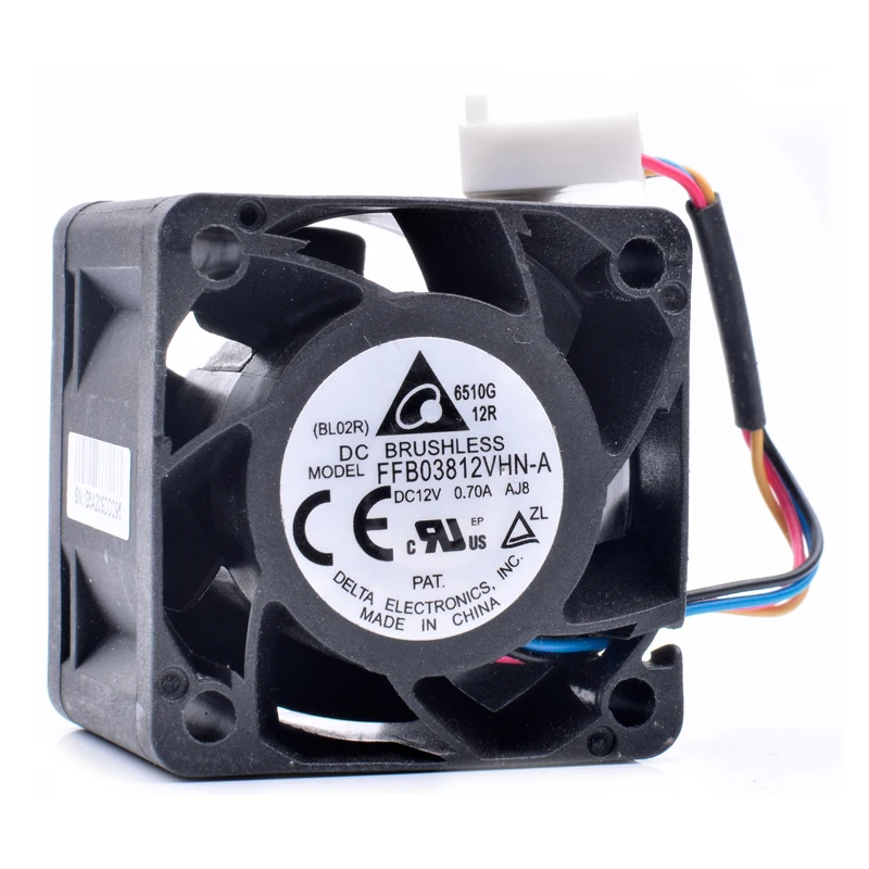 

Original FFB03812VHN-A 3.8cm 3828 38mm 38x38x28mm 12V 0.70A server power cooling fan