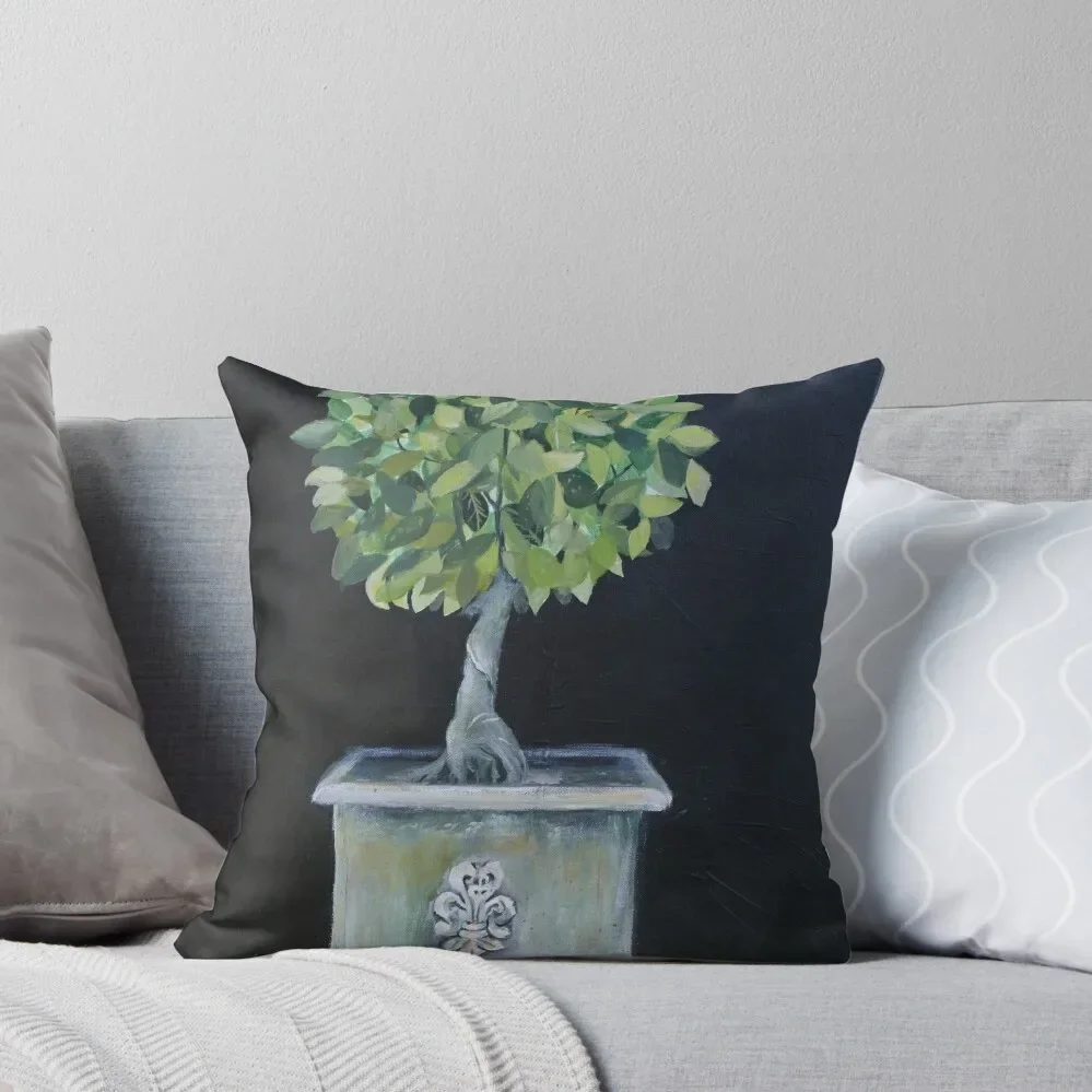 

Topiary Tree Throw Pillow Decorative Cover For Living Room Embroidered Cushion Cover Pillow