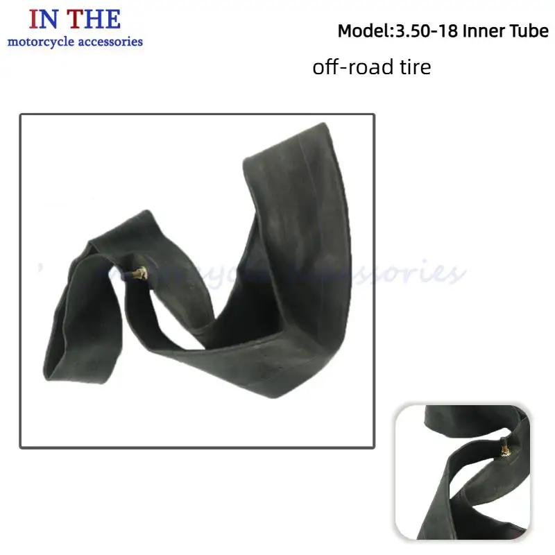 Suitable for motorcycle tires with 3.50-18 butyl rubber inner tube, wear-resistant and durable