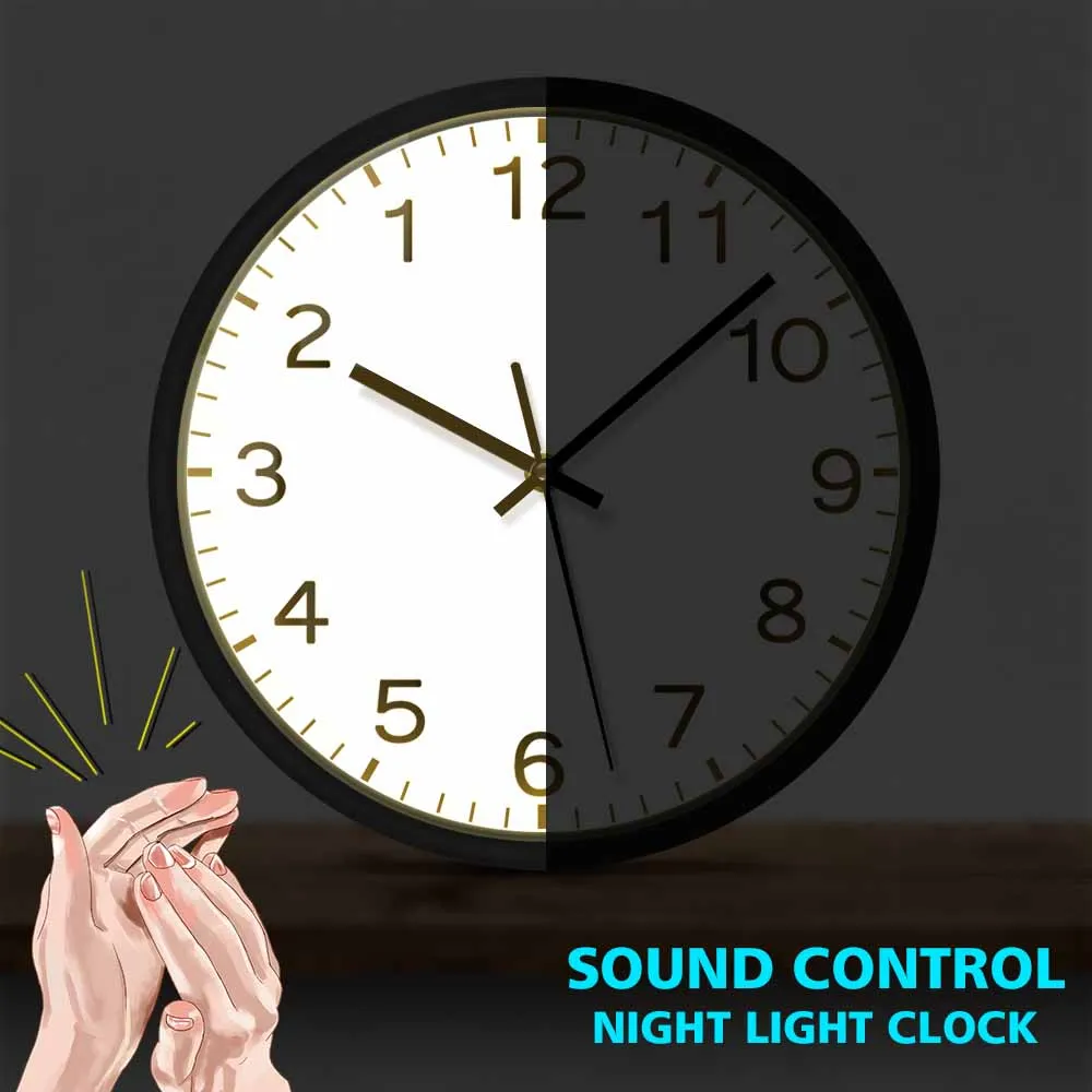 Modern Design Run Backwards Quiet Sweep Metal Frame Wall Clock  Anticlockwise Reverse Anti Timepieces Run Counter Wall Watch