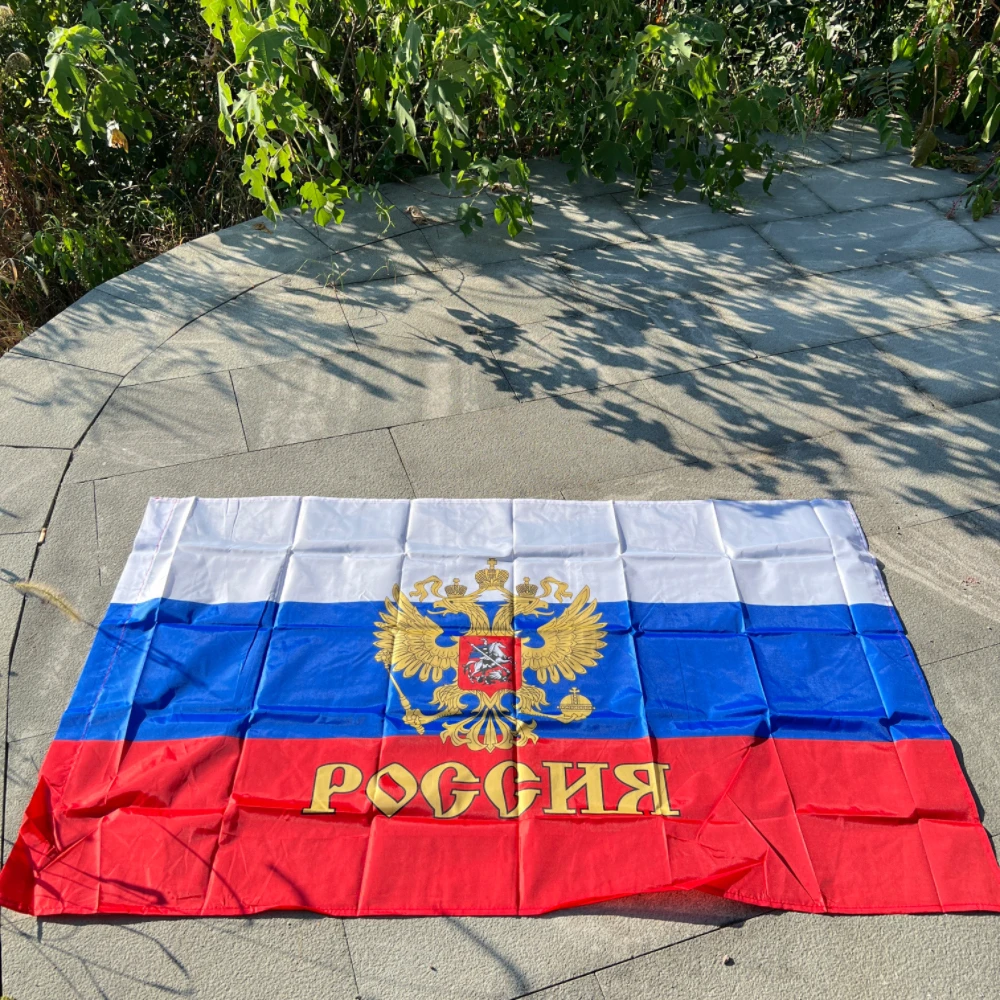 Russia flag 90x150cm Hanging polyester Russian Presidential flag Russian flag festive sports decoration