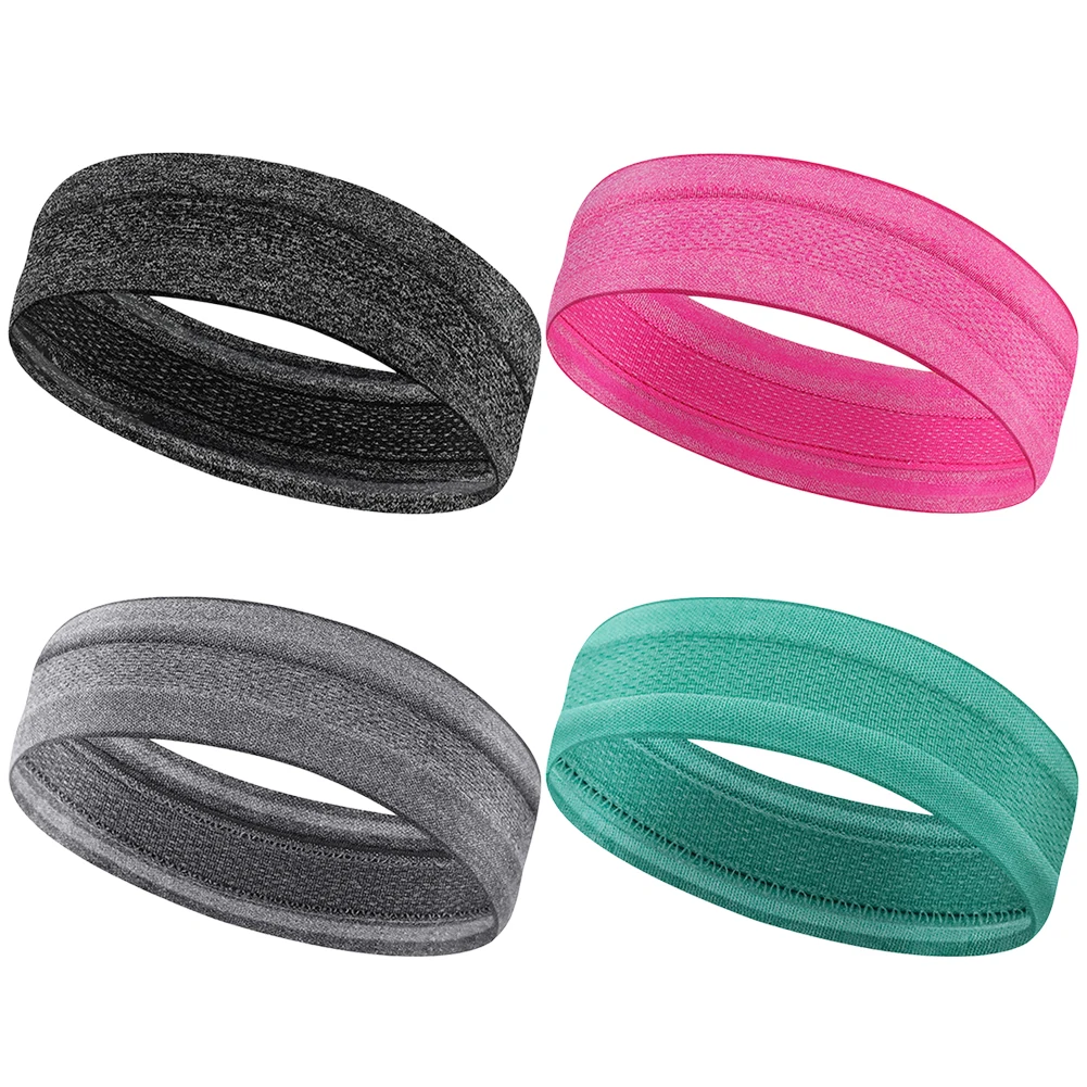 

Sports Headband Fitness Hair Bands Moisture Wicking Running Headband Anti Slip Breathable for Yoga Tennis Basketball