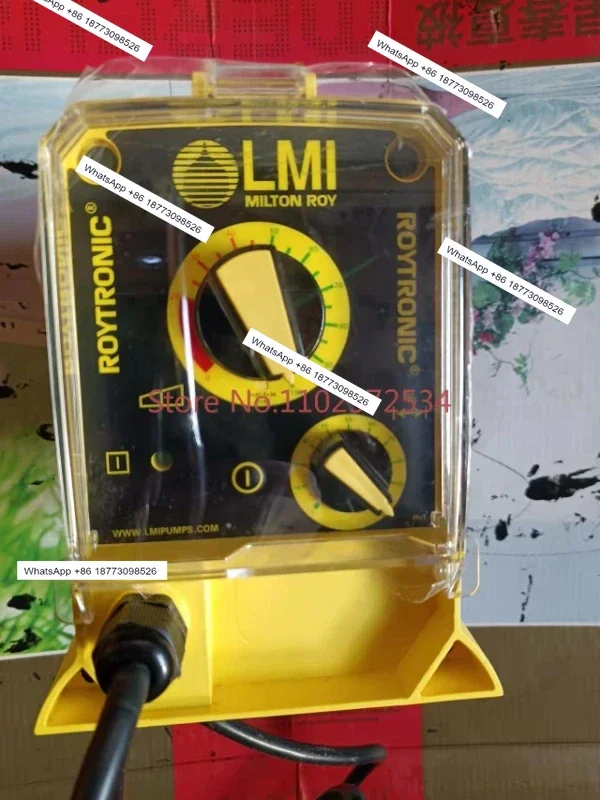 

MILTON Roy New LMI Original Electromagnetic Diaphragm Metering Dosing Pump P+166-738NI