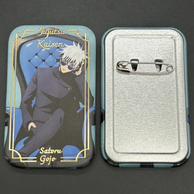 شريط ليزر أنيمي تنقش ختم شارة ذهبية ، جوجوتسو كايسن ، كوجيساكي ، نوبارا ، ساتورو غوجو ، أمبيتس