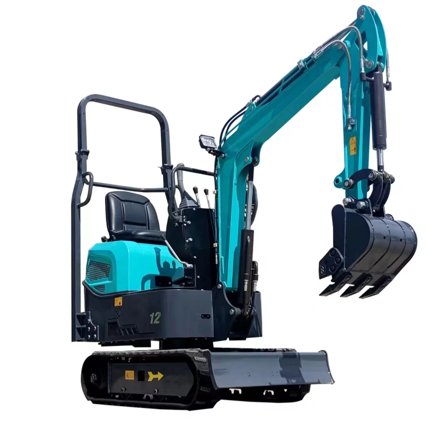 Wholesale 1.3 Ton mini small digger CE/EPA/EURO 5 China Hot Sale compact mini excavators 1 ton with thumb bucket customized