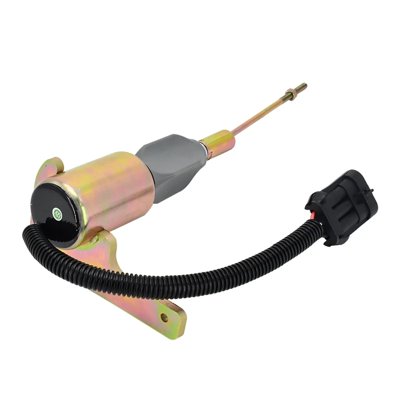 

12V Stop Solenoid 1820453C91 3913795 1823724C91 SA-4338-12 Compatible with Navistar Engine DT466 Compatible with Perkins Engine