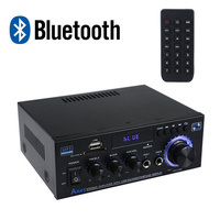 AK45 800W Home Power Amplifier 2 Channel Bluetooth 5.0 Mini Hifi Digital Stereo Sound Amplifier Support FM USB SD AUX input