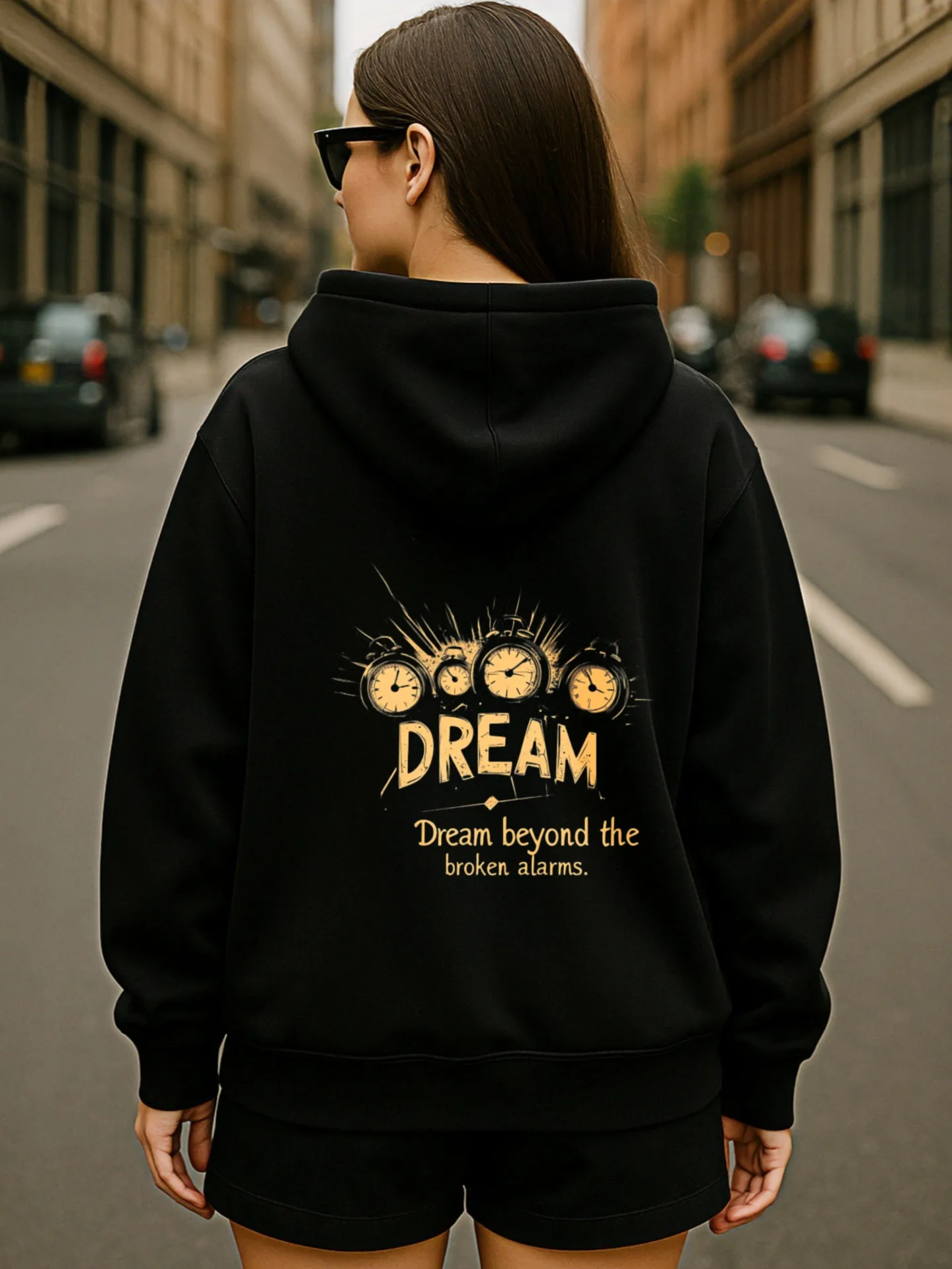 Moletom com capuz gráfico feminino, estampa de livro e cowgirls, design estético casual, tecido macio, uso diário casual, para adolescentes