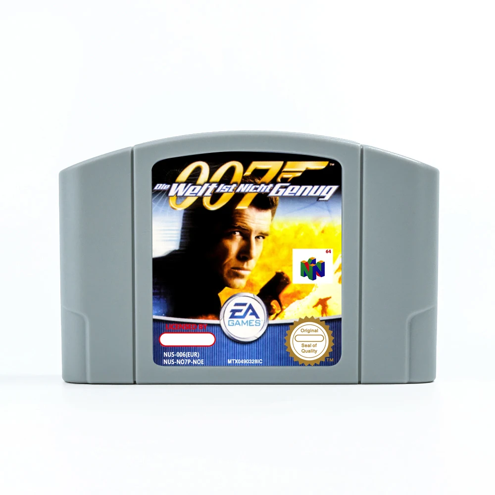

World is Not Enough, The Game Cartridge for 64 Bit PAL EUR Consoles N64 Game Card