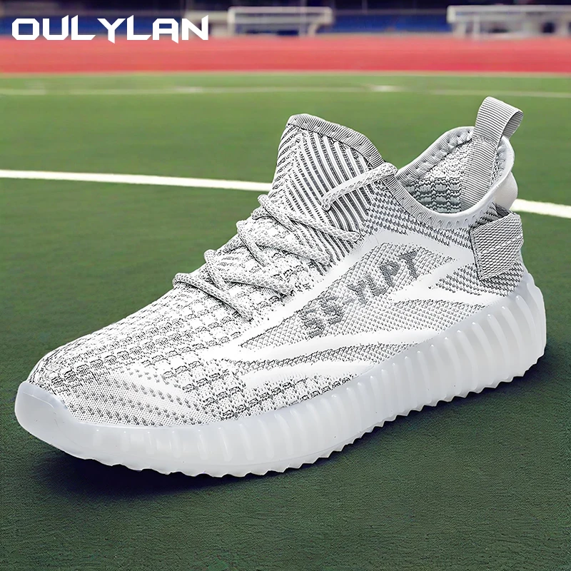 

Simple Versatile Sneaker Men Anti Slip Abrasion Resistant Soft Sole Comfortable Breathable Lightweight Outdoor Sport Shoes