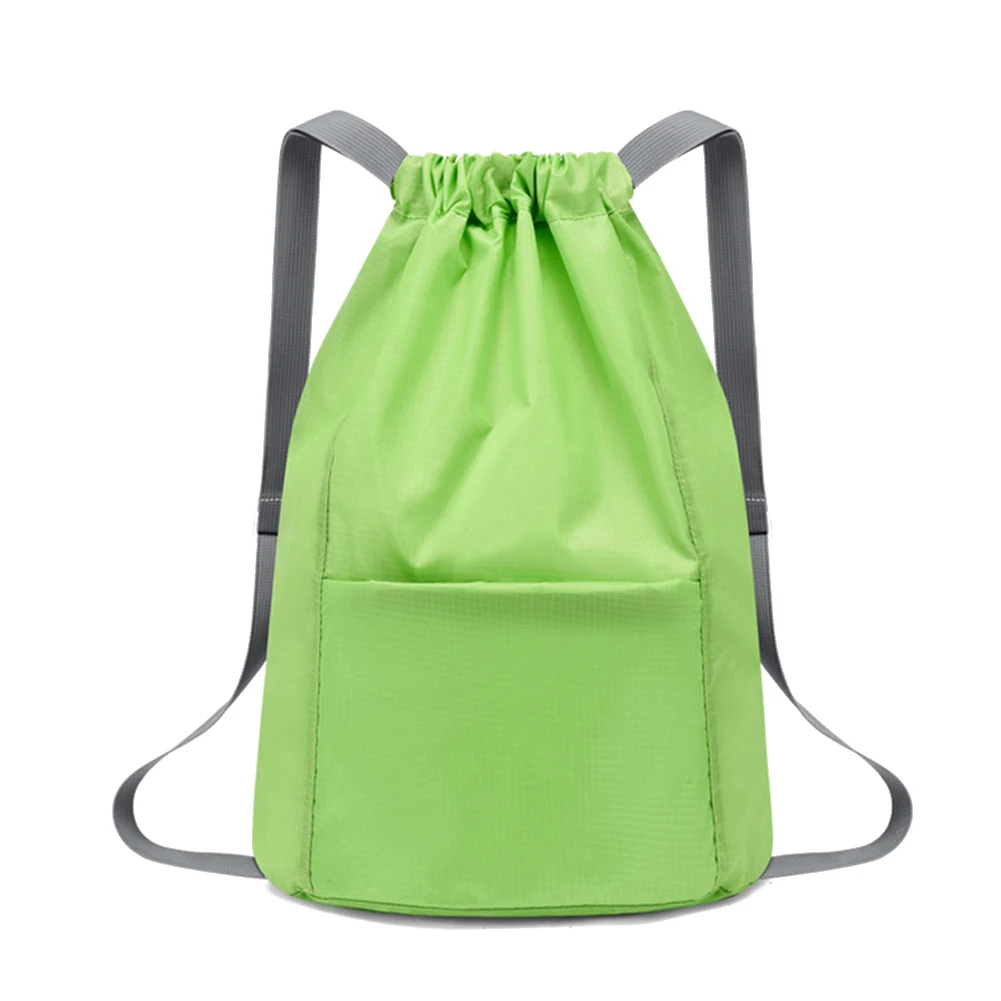 Women's Backpack Foldable Small Sports Bag Backpack Quality Oxford Drawstring Back Pack Female Yoga Bag School Bag Male Backpack