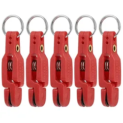 5 Pcs Heavy Tension Snap Release Clips Outrigger Line Clip For Weight Planer Board Kites Down Rigger  Trolling Fishing