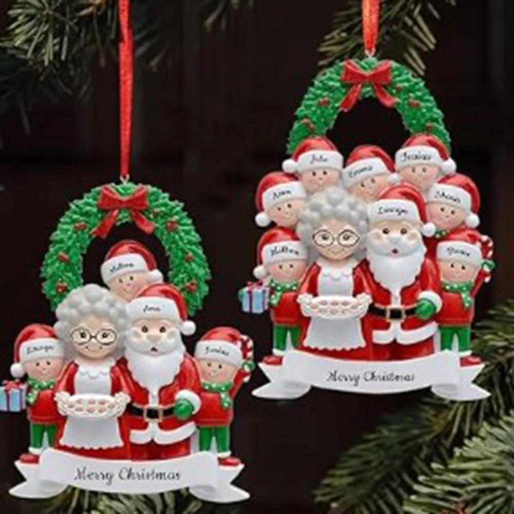 ตกแต่งคริสต์มาสวันหยุด Navidad ต้นไม้แขวนตกแต่ง 2025 Home Custom Snowman ตกแต่งคริสต์มาส