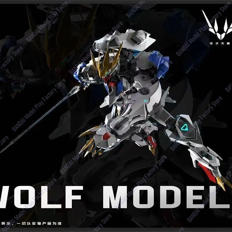 In Stock WOLF Second Batch of Repaired Version Model 1/100 MG Barbatos Wolf King GK Assembled Model Kit Movable Doll Robot
