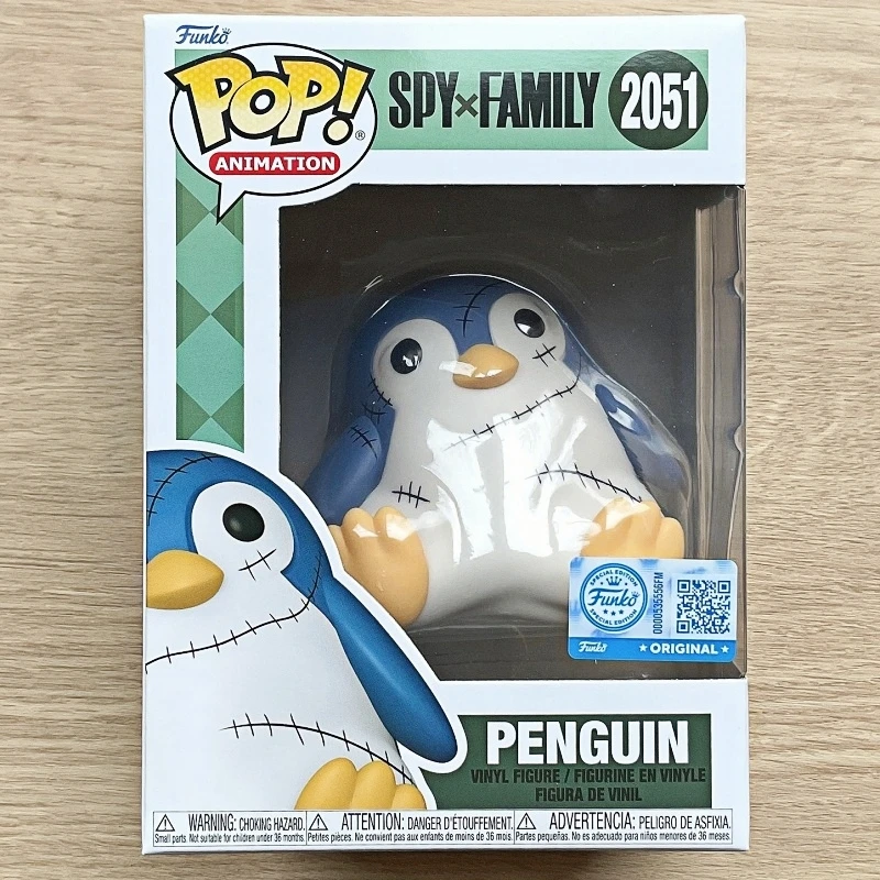 Funko Pop! Original Animation Spy×Family Penguin #2051 Vinyl Figure - Anime Collectible Model Desktop Ornament Toy Gift for Fans