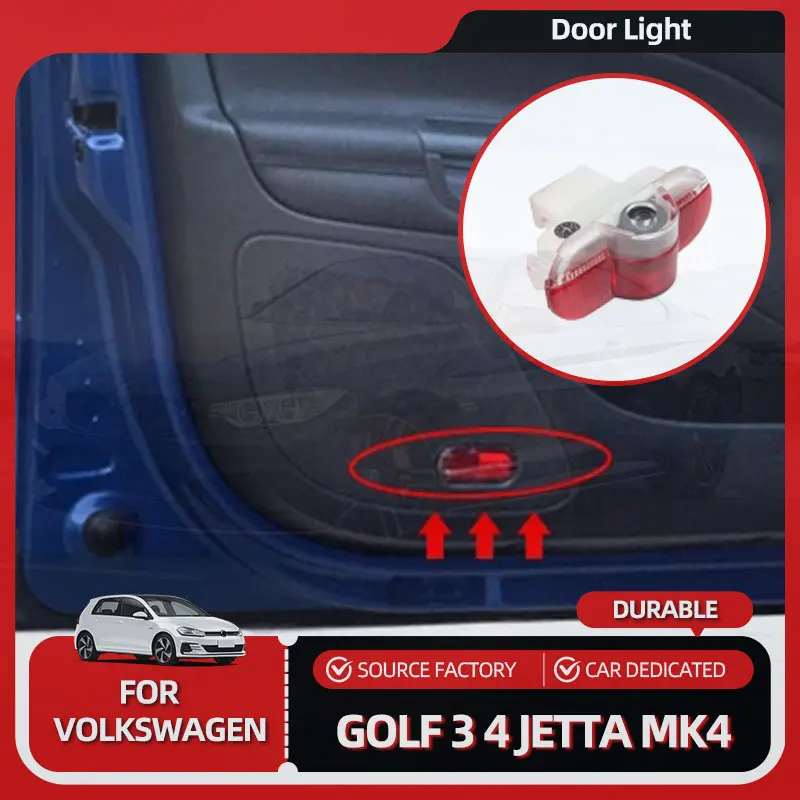 

Для VW VOLKSWAGEN 2026, новая светодиодная лампа для внутренней двери автомобиля, декоративная лампа, аксессуары для VW Caddy MK3 Beetle Bora Sharan Tou