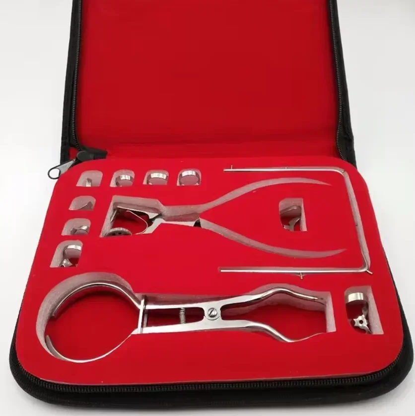 أطباء الأسنان المطاط السد عدة أدوات جراحية طب الأسنان مجموعة تقويم الأسنان الأسنان المطاط السد المشابك عدة #3