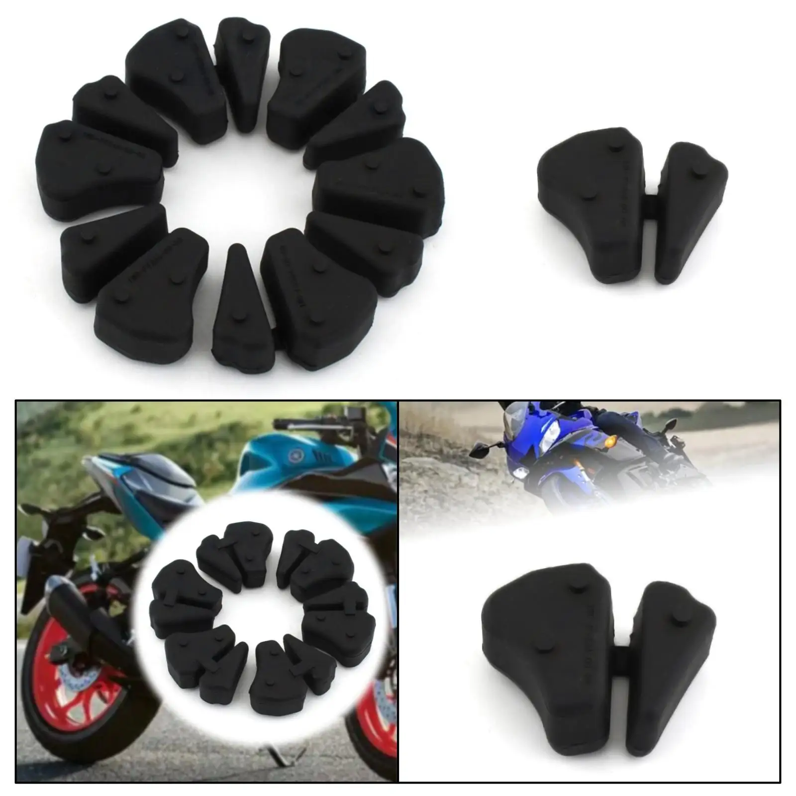 Motorcycle Rear Hub Damper Rubber Cushion Block Enhanced Comfort Rear Wheel Snubber for Yamaha YZFR