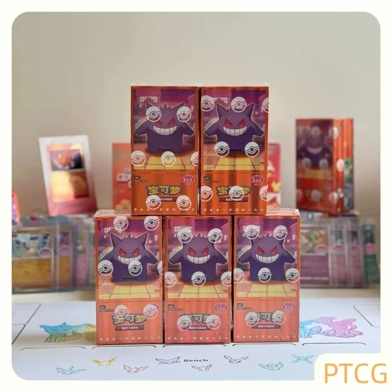 

Новый оригинальный набор PTCG Pkm: Scarlet & Violet Gem Pack Vol.3 Gengar Meowth, упрощенный китайский бустер-пак, коллекционная карточная игрушка-сюрприз