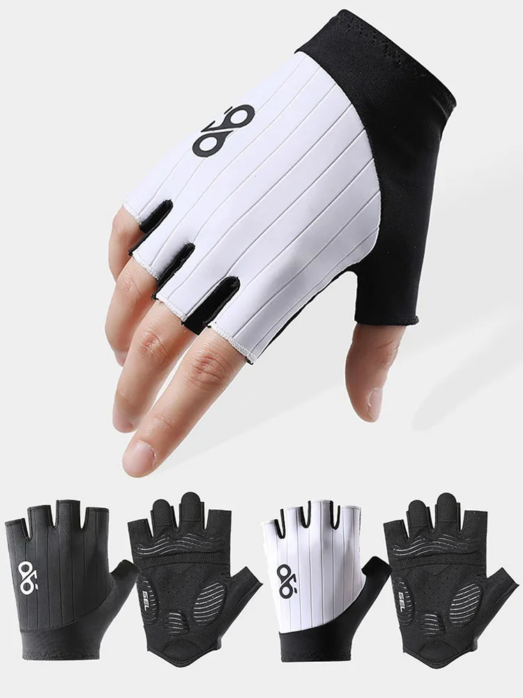 AliExpress GTUBIKE Summer Bicycle Gloves Half Finger MTB Cycling Gloves for Men SBR Padded Anti-Slip Shock-Absorbing Biking Bike Accessorie