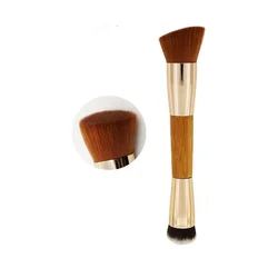 Single Professional Makeup Brush Double Head Wooden Handle Loose Powder Blush Brush Foundation Brush Shadow Brushes Beauty Tool