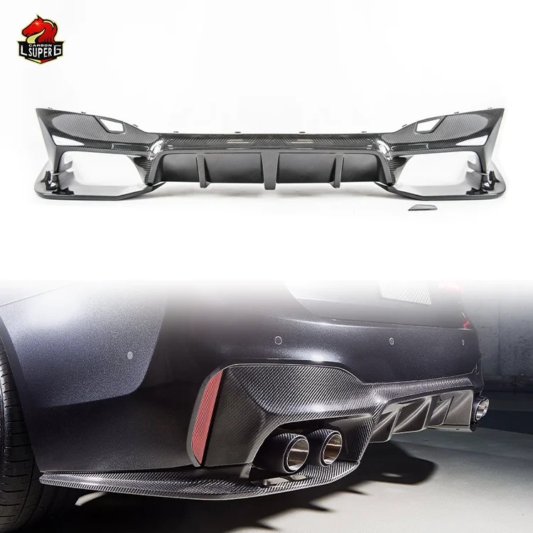 

3D Style Rear Diffuser Kit For BMW 5 Series G30 M5 F90 2017-2023 Carbon Fiber Rear Diffuser Lip