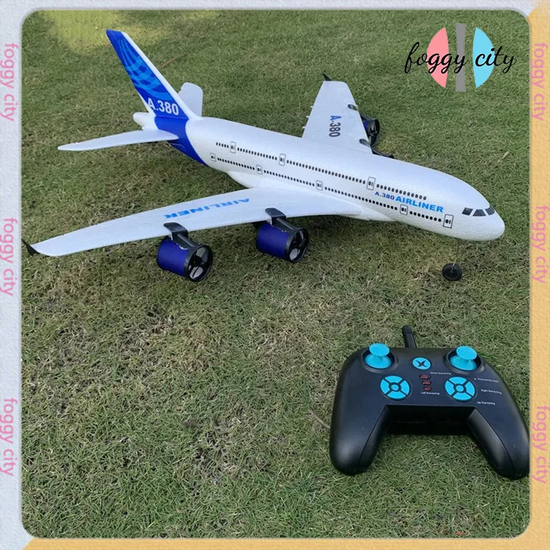 Rc Plane A380 Remote-controlled Glider Boein Three Channel Fixed Wing Aircraft 2.4g Children's Electric Remote-controlled Model