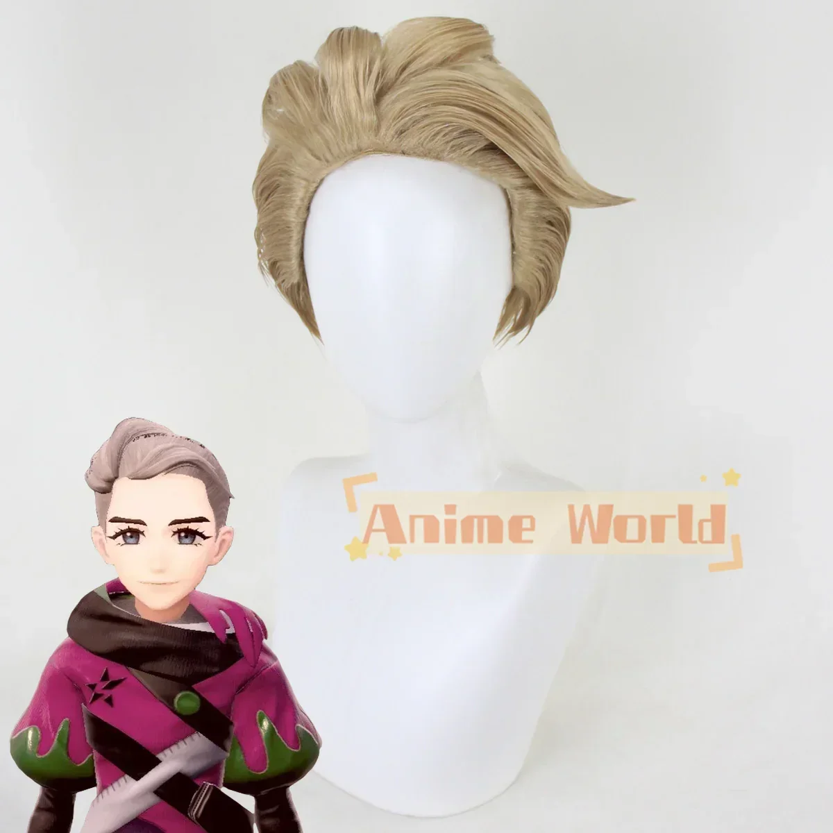 Atticus Cosplay Wig Halloween Christmas Woman Men Adult Wig