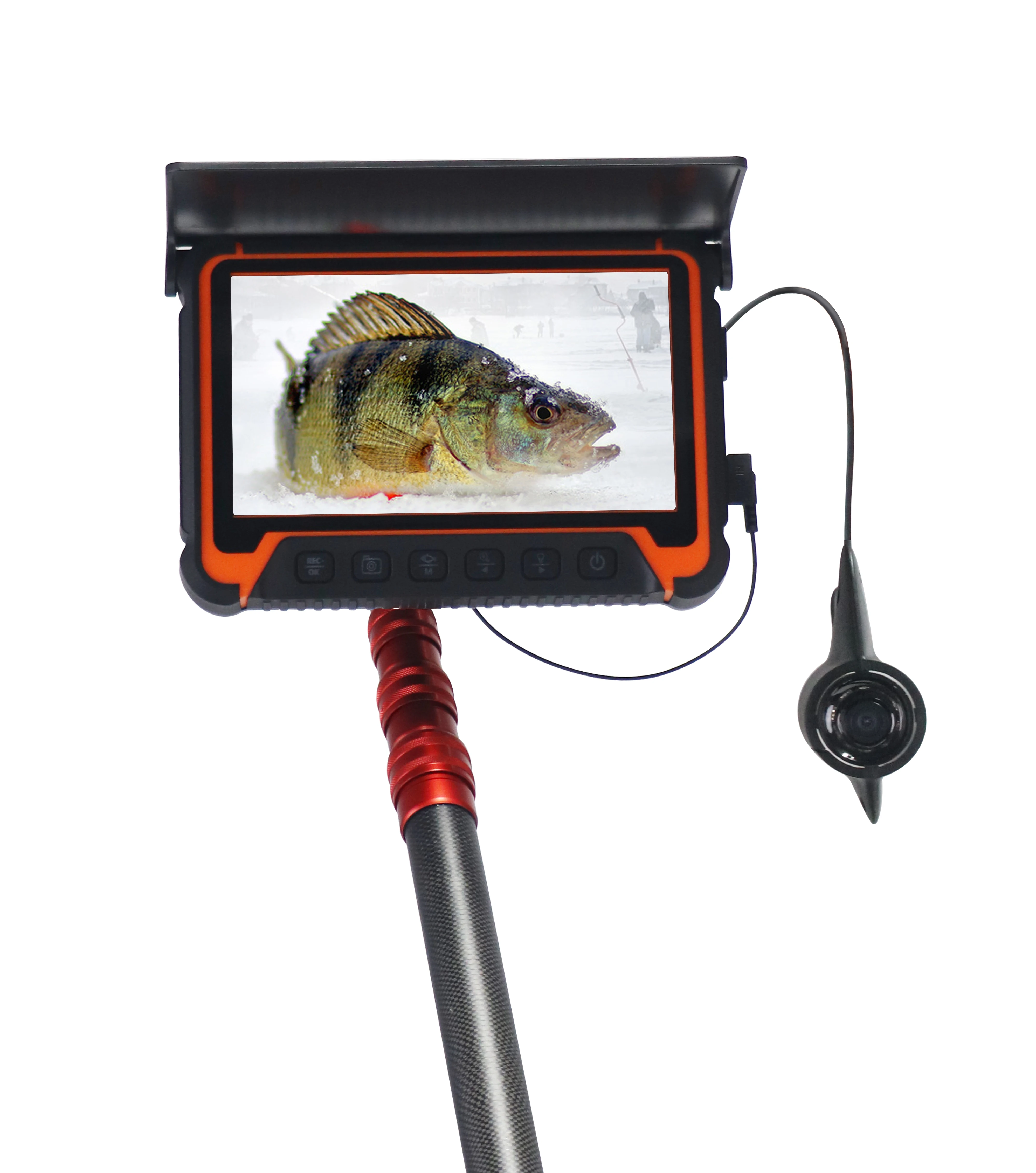 7inch IPS Screen 1000tvl Underwater 30M Fishing Camera DVR Ice-Fising Fish Finder CMOS Borescope Handheld Endoscope Microscope