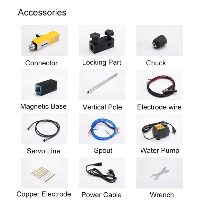 1000W Portable High-frequency EDM Sparking Broken Tap Remover Machine