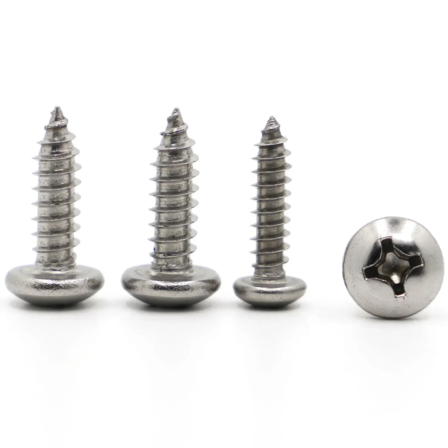 

PA M1 M1.2 M1.4 M1.7 M2 M2.3 M2.6 M3 M3.5 M4 M5 M6 304 Stainless Steel Electronic Screw Pan Phillips Head Self-Tapping Screws