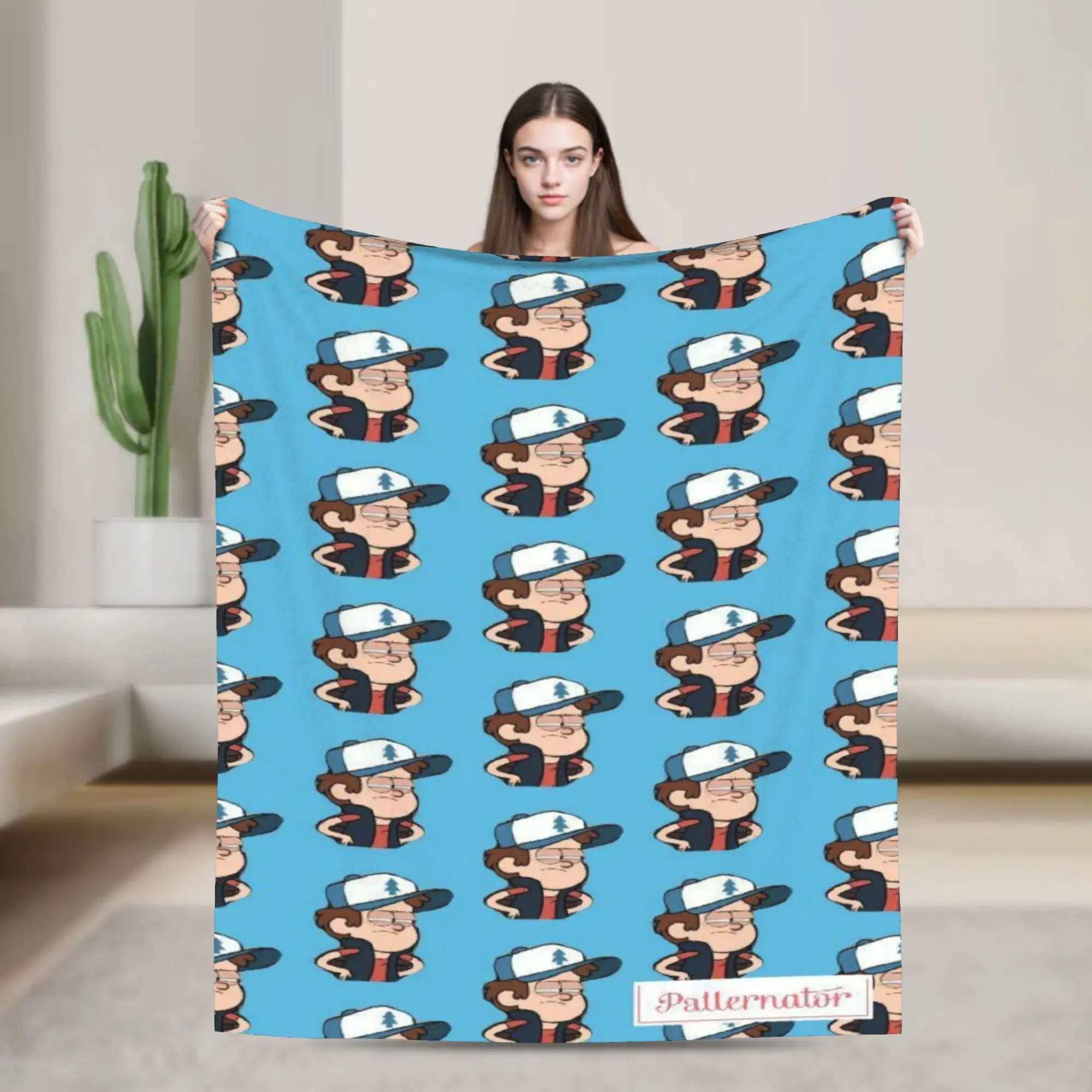Gravitys Falls Printed Blanket For Men Women Super Soft Cozy  Throw Blankets for Couch 50x60 Inches Multi-size
