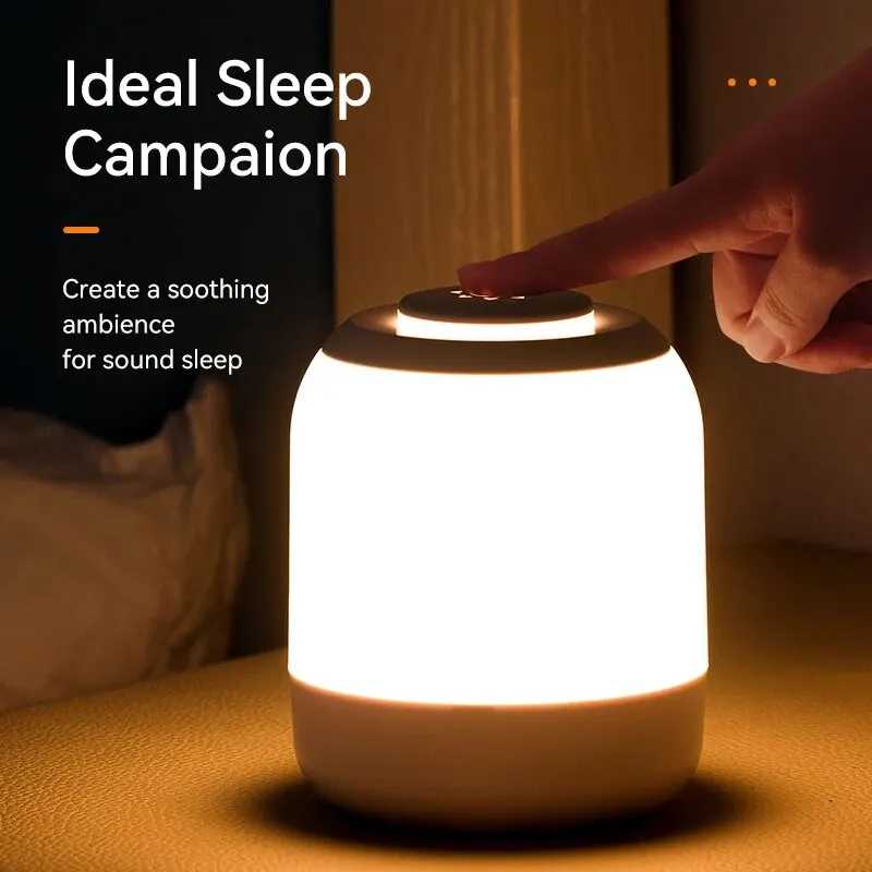 LED Night Light Touch Lamp Table Lamp Bedside Lamp Bedroom Lamp with Touch Sensor Portable Desk Lamp Light for Kids Gifts Led