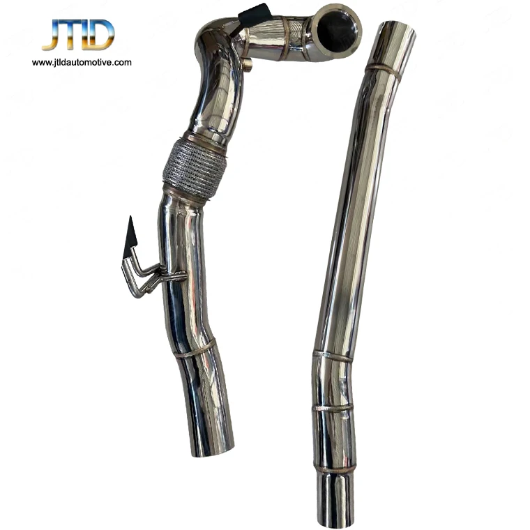 Performance stainless steel Decat Exhaust downpipe for vw golf mk7 r mk7.5 2.0t