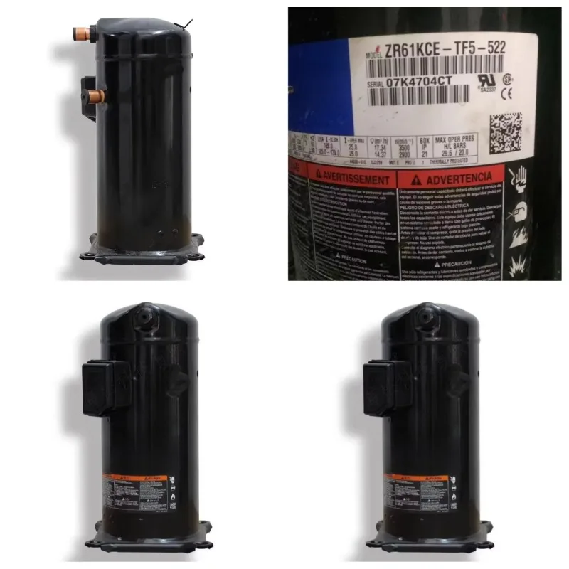 ZR61KCE-TF5-522 ZR72KCE-TF5-522 ZR81KCE-TF5-522 ZR48KCE-TF5-522  220V Central air Conditioning Compressor