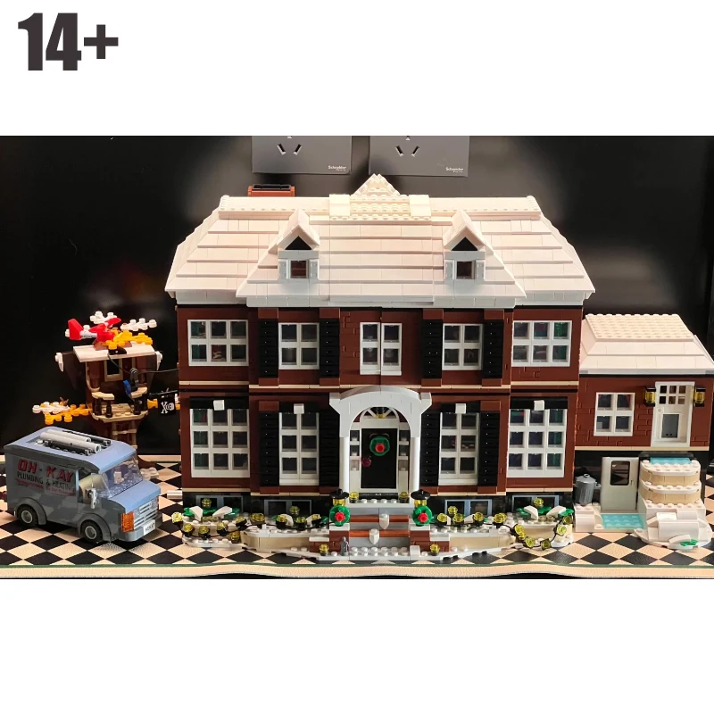 

Stock 3955pcs Ideas Movie Home Alone House Set Model Building Blocks Moc 21330 Bricks Boy Kids Christmas Gifts Home Decoration