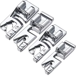 4Pcs Rolled Hem Sewing Machine Presser Foot Hemming Foot Kit For Singer Brother Janome Home Sewing Rolled Hemmer Presser Foot