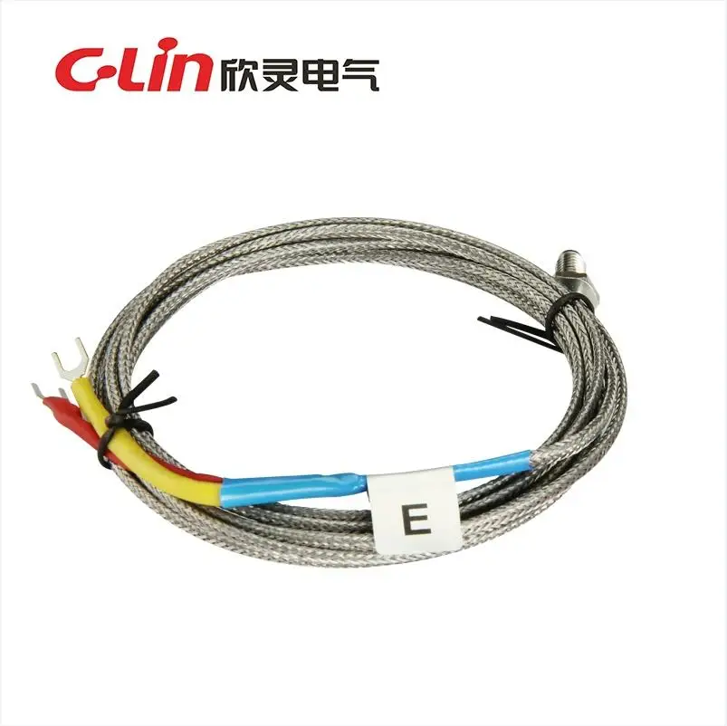 

Аутентичная оригинальная термопара C-Lin винтового типа M6 0-400 ℃ Переключатель датчика температуры WRNT-02 K или E 1M 2M 3M 5M