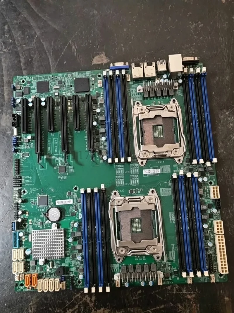 LGA2011 Server Mainboard C612 Chipset Support E5‑2600 V3/V4 CPU 16x DDR4 Slots With I/O Shield