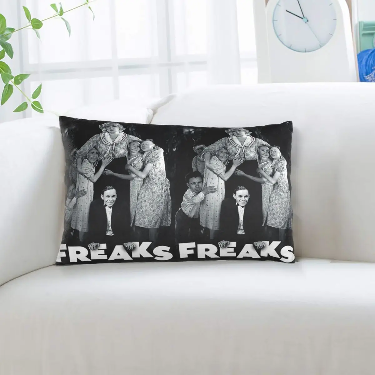 Freaks 1932 Gobble We Accept Her One Of Us Rectangle Pillowcase Cushion Cover Decorative Bedroom Bed Home Comfort Throw Pillow