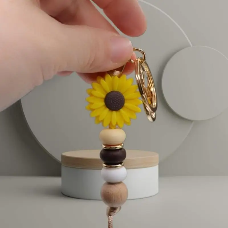 Trendy Silicone Organiser With Decorative Floral Print And Gold Accent