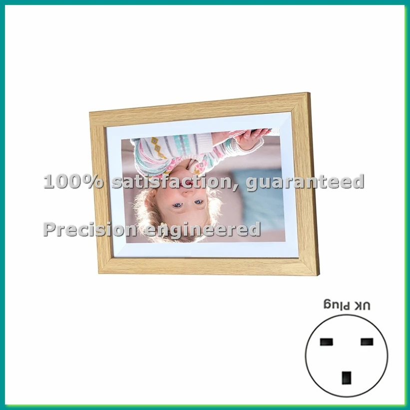 

Digital Picture Frame 10.1 Inch Digital Photo Frame WiFi 32GB Large Storage HD IPS Touch Screen UK Plug-PZZW