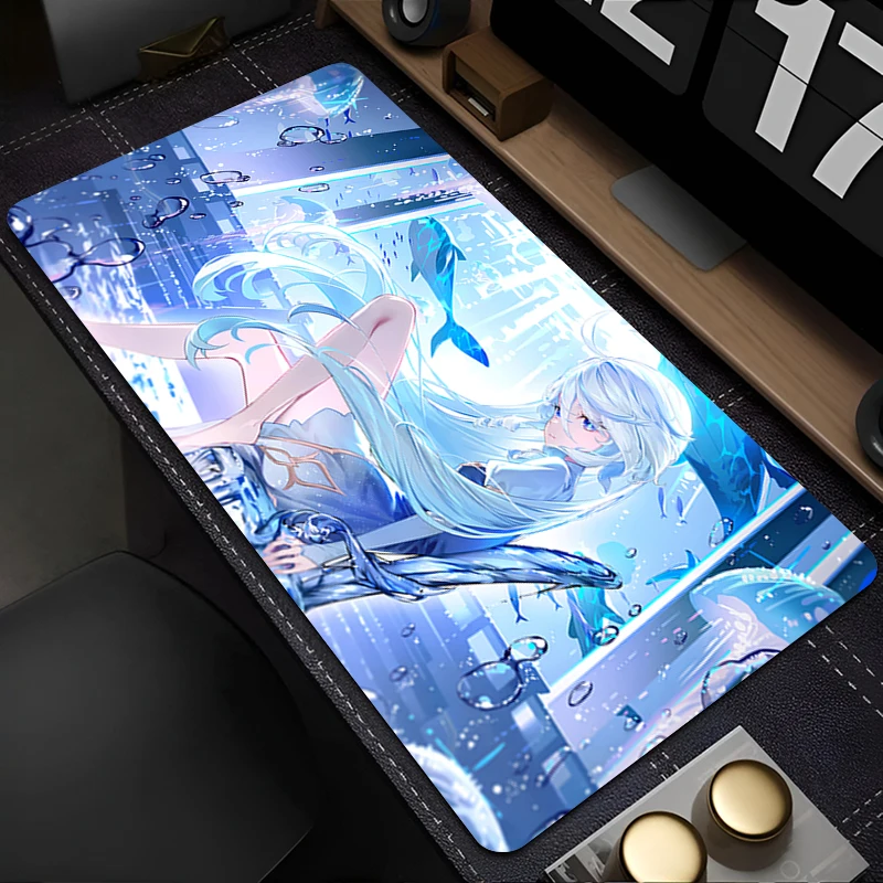 

Mouse Pad PC Accessories Keyboard Pad Office Desk Mat Anti Slip HD Mousepad Natural Rubber Gaming G-genshin Impact Extended Pad