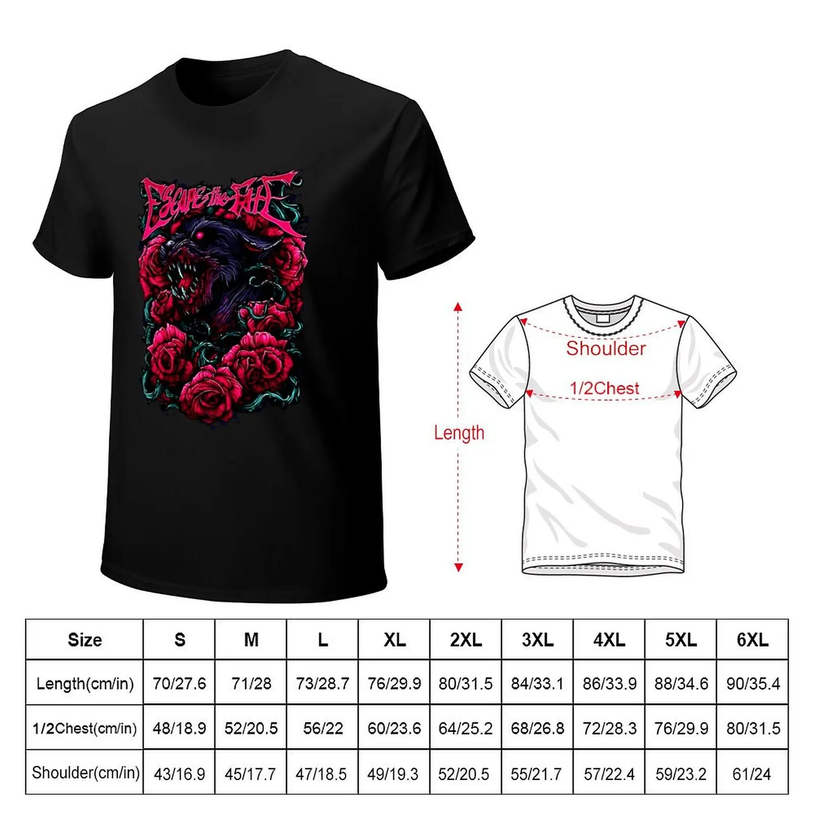 Best Of Cover Escape The Fate T-Shirt Casual Fashion Print Tee Top