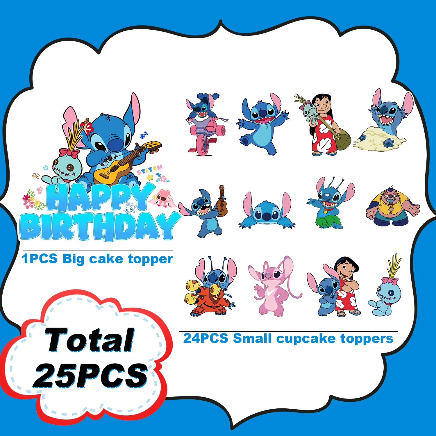 25 قطعة من أغطية الكب كيك الغرزة-ديكور كعكة عيد الميلاد وغرز كبيرة لمستلزمات زينة عيد الميلاد